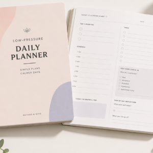 low pressure daily planner