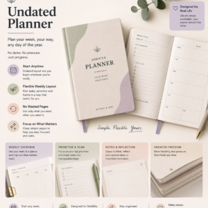 undated planner