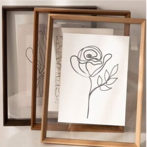 a6 white frame