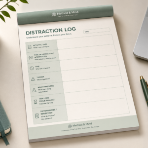 Distraction Log