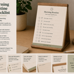 Morning Routine Checklist