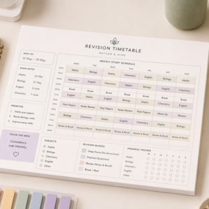 revision timetable