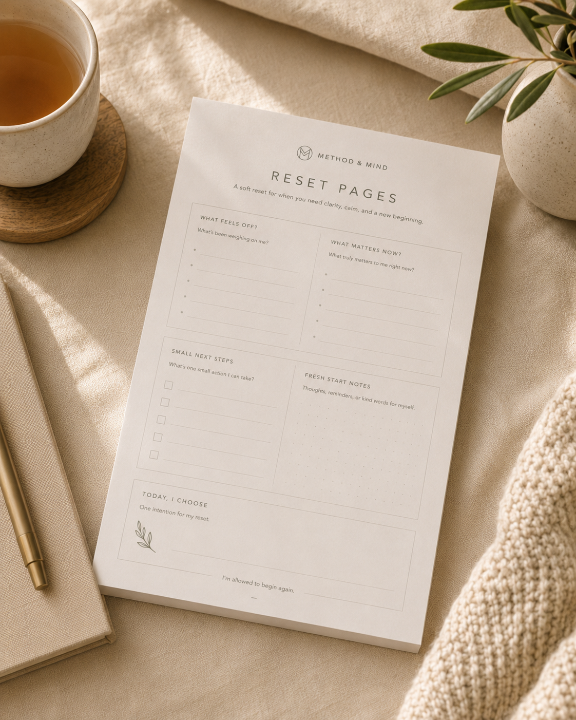 Reset pages reset pages