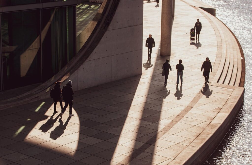 Lorem ipsum dolor sit amet people, road, the shade, light, building, urban